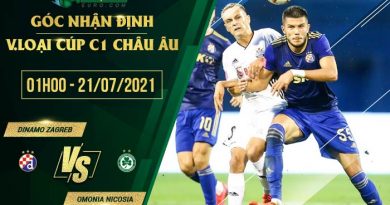 soi kèo Dinamo Zagreb vs AC Omonia Nicosia