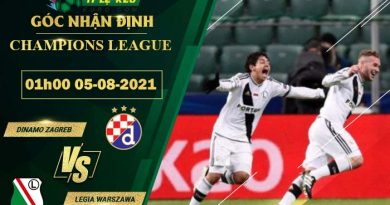soi kèo Dinamo Zagreb vs Legia Warszawa