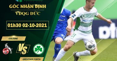 soi kèo Cologne vs Greuther Furth