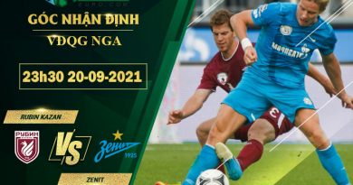 soi kèo Rubin Kazan vs Zenit