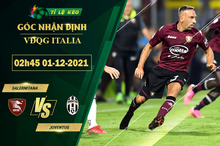 soi kèo Salernitana vs Juventus