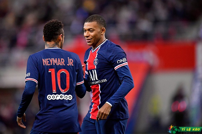 Neymar và Kylian Mbappe