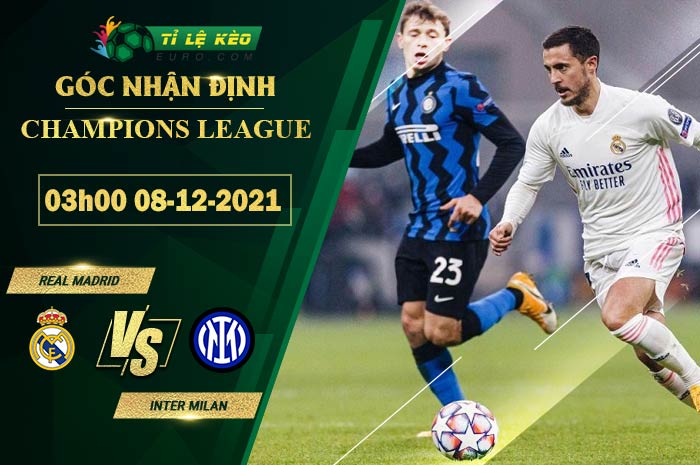 soi kèo Real Madrid vs Inter Milan