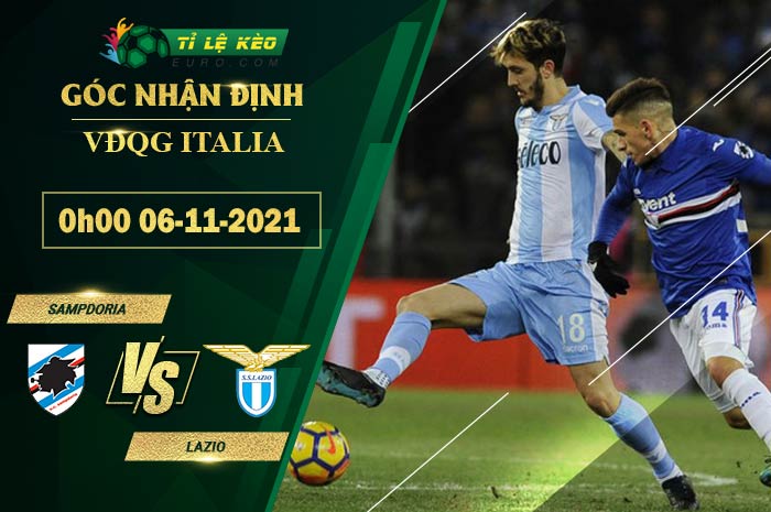 soi kèo Sampdoria vs Lazio