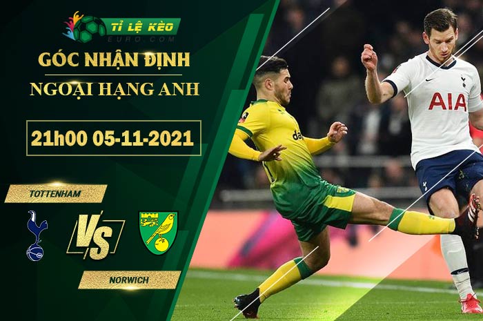 soi kèo Tottenham vs Norwich