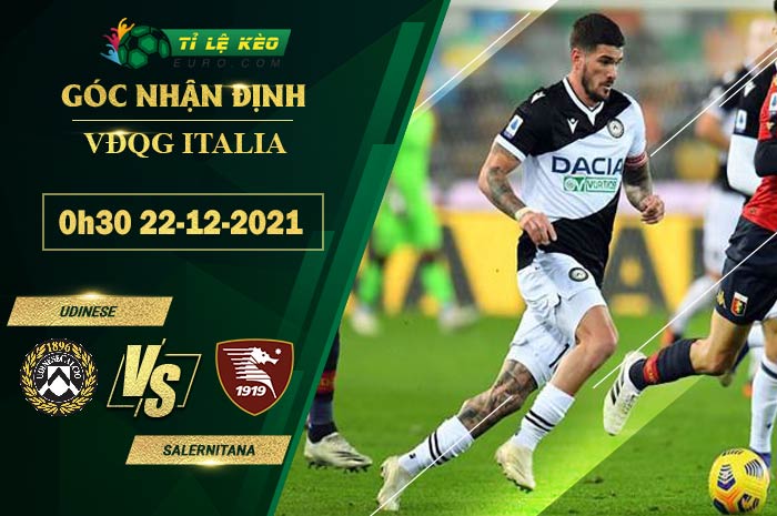 soi kèo Udinese vs Salernitana