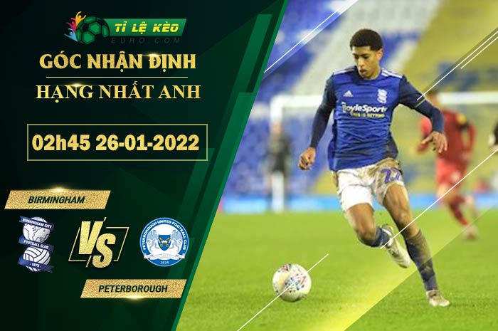 soi kèo Birmingham vs Peterborough