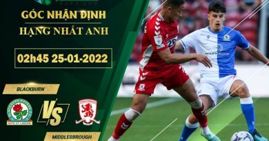 chi tiết kèo đấu Blackburn vs Middlesbrough