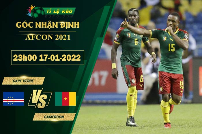 soi kèo Cape Verde vs Cameroon