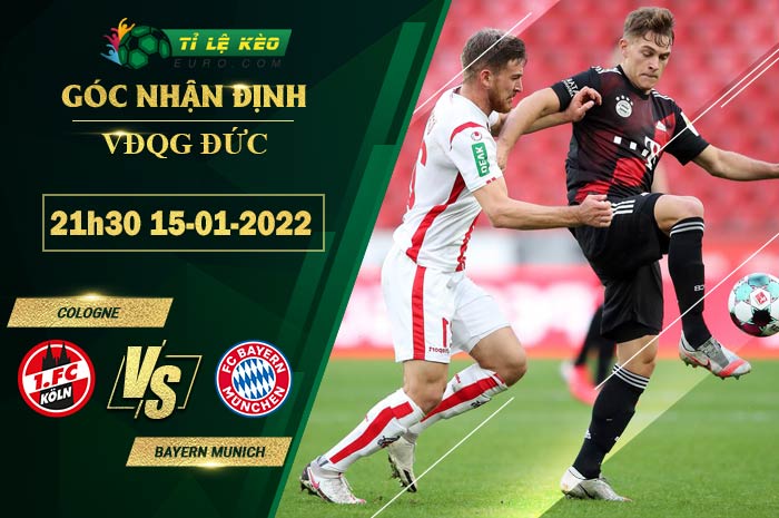 soi kèo Cologne vs Bayern Munich