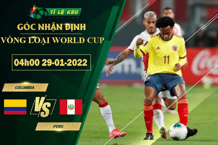 soi kèo Colombia vs Peru