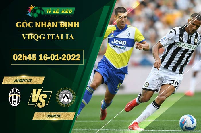 chi tiết kèo đấu Juventus vs Udinese