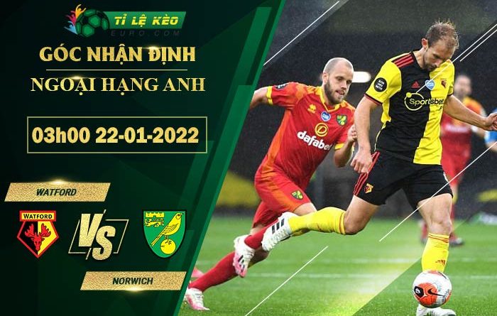 soi kèo Watford vs Norwich