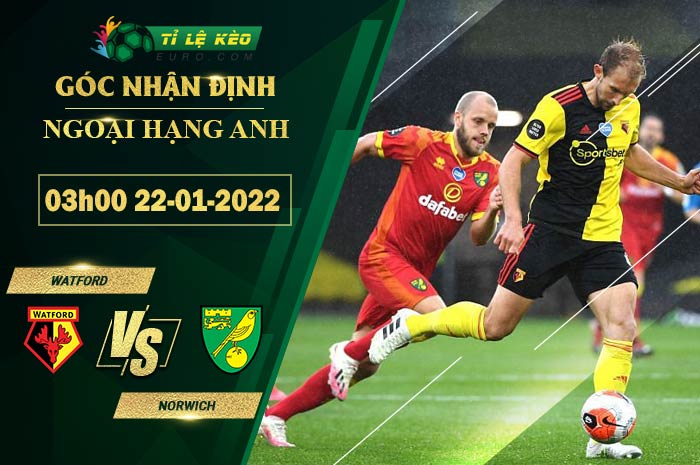 soi kèo Watford vs Norwich