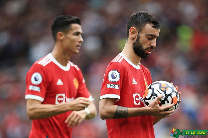 Cristiano Ronaldo và Bruno Fernandes
