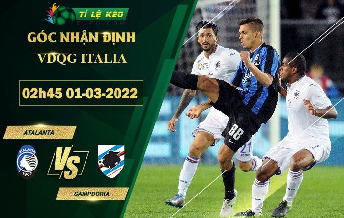 soi kèo Atalanta vs Sampdoria
