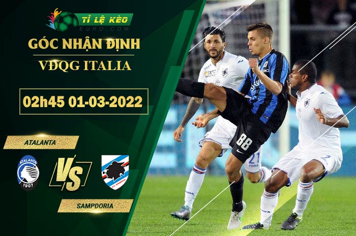 soi kèo Atalanta vs Sampdoria