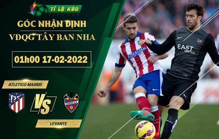 soi kèo Atletico Madrid vs Levante