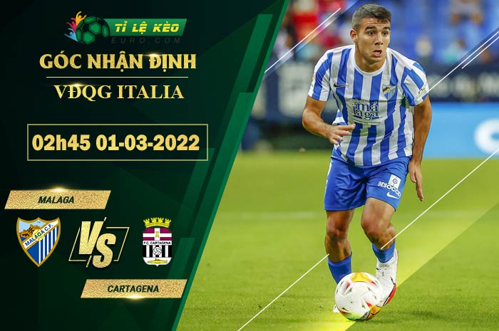 soi kèo Malaga vs Cartagena