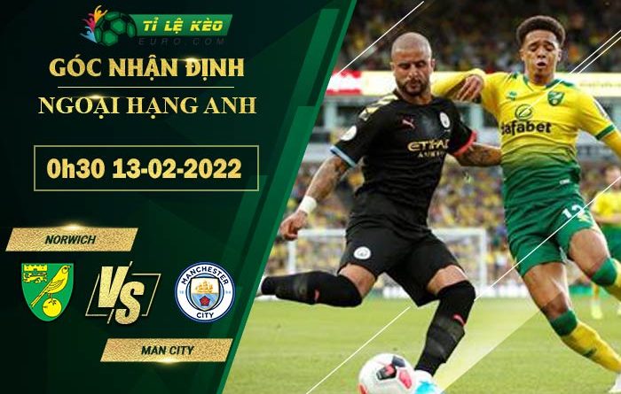 soi kèo Norwich vs Man City