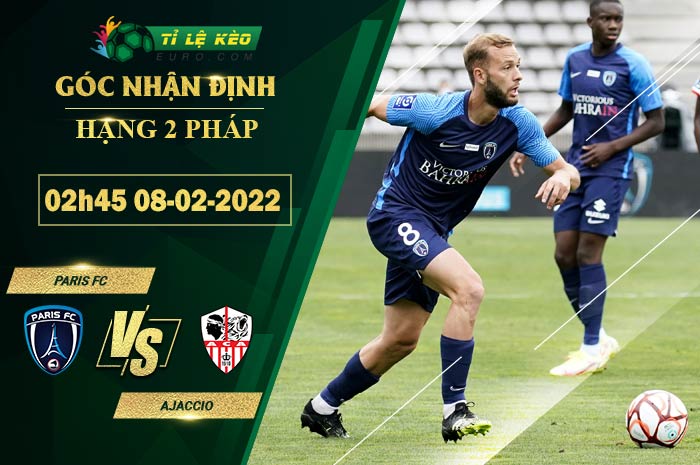 soi kèo trận đấu Paris FC vs Ajaccio