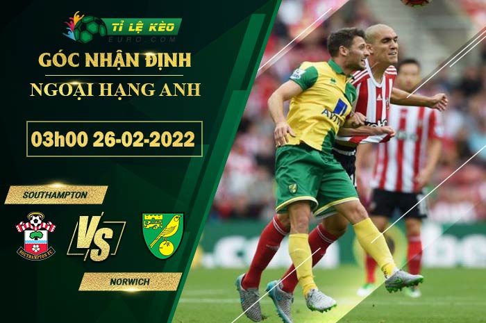 soi kèo Southampton vs Norwich