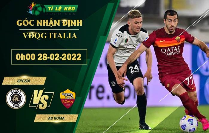 soi kèo Spezia vs AS Roma