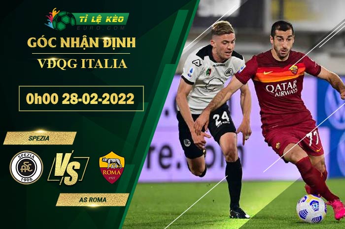 soi kèo Spezia vs AS Roma