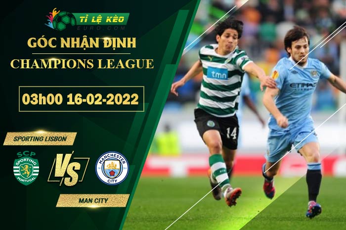 soi kèo Sporting Lisbon vs Man City