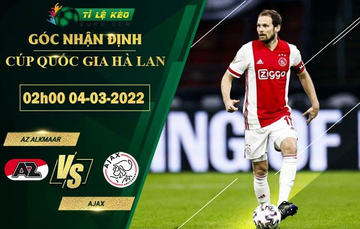 chi tiết kèo đấu AZ Alkmaar vs Ajax