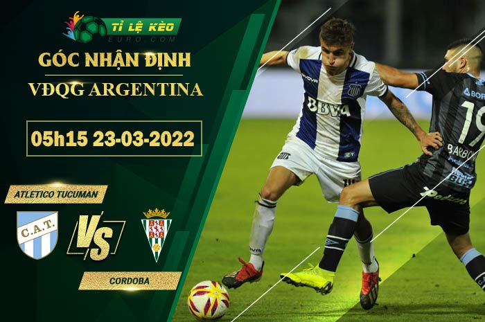 soi kèo Atletico Tucuman vs Cordoba