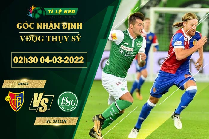 soi kèo Basel vs St. Gallen