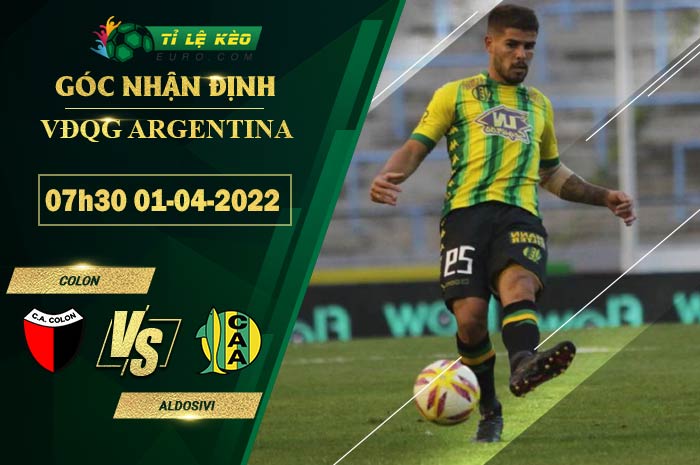 soi kèo Colon vs Aldosivi