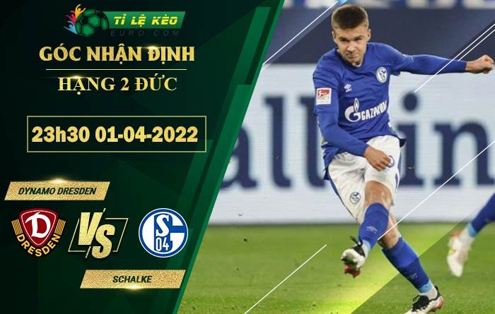 chi tiết kèo đấu Dynamo Dresden vs Schalke