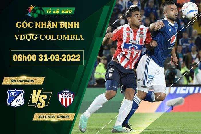 soi kèo Millonarios  vs Atletico Junior