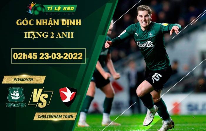soi kèo Plymouth vs Cheltenham Town