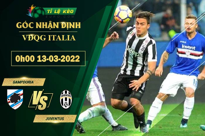soi kèo Sampdoria vs Juventus