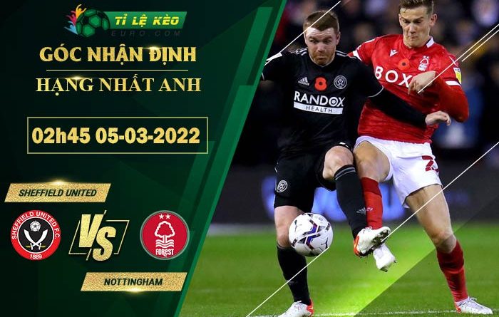 soi kèo Sheffield United vs Nottingham