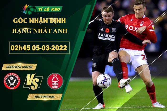 soi kèo Sheffield United vs Nottingham