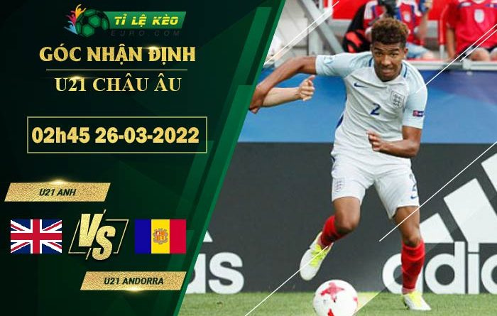 soi kèo U21 Anh vs U21 Andorra