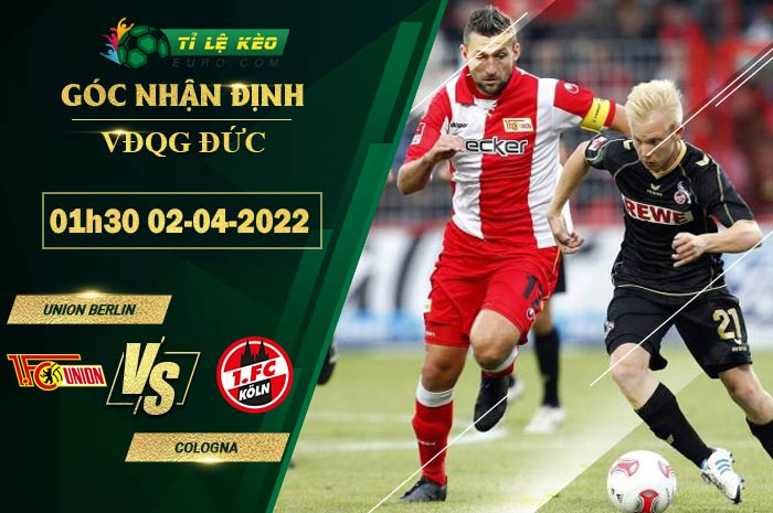 soi kèo Union Berlin vs Cologna