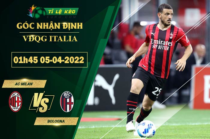 soi kèo AC Milan vs Bologna