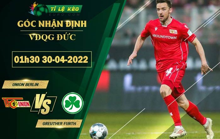 soi kèo Union Berlin vs Greuther Furth