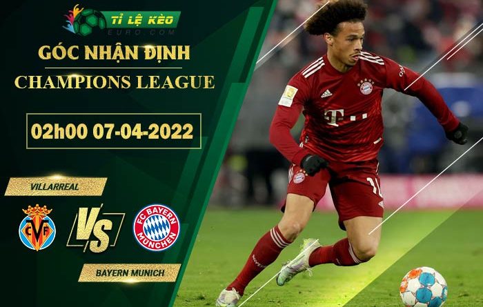 soi kèo Villarreal vs Bayern Munich