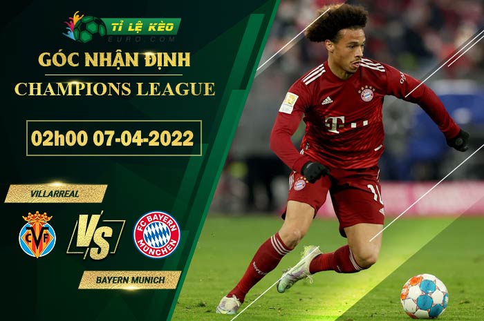 soi kèo Villarreal vs Bayern Munich