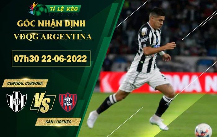 soi kèo Central Cordoba vs San Lorenzo