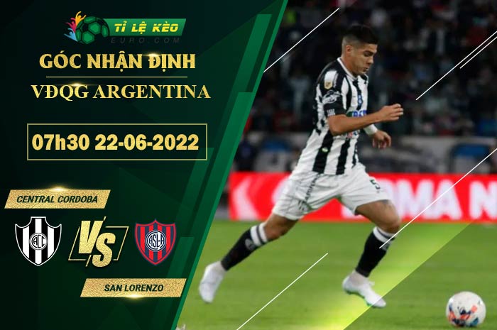 soi kèo Central Cordoba vs San Lorenzo