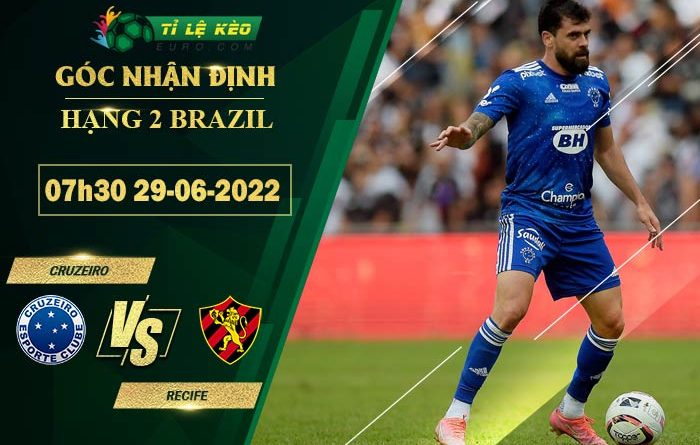 soi kèo Cruzeiro vs Recife