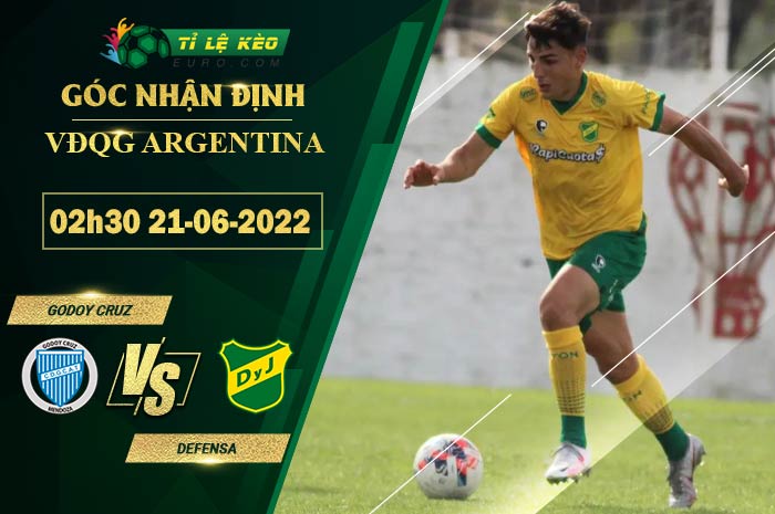 soi kèo Godoy Cruz vs Defensa