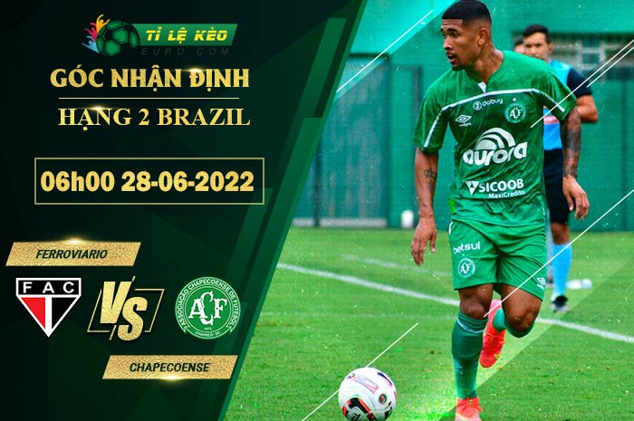 soi kèo Operario Ferroviario vs Chapecoense